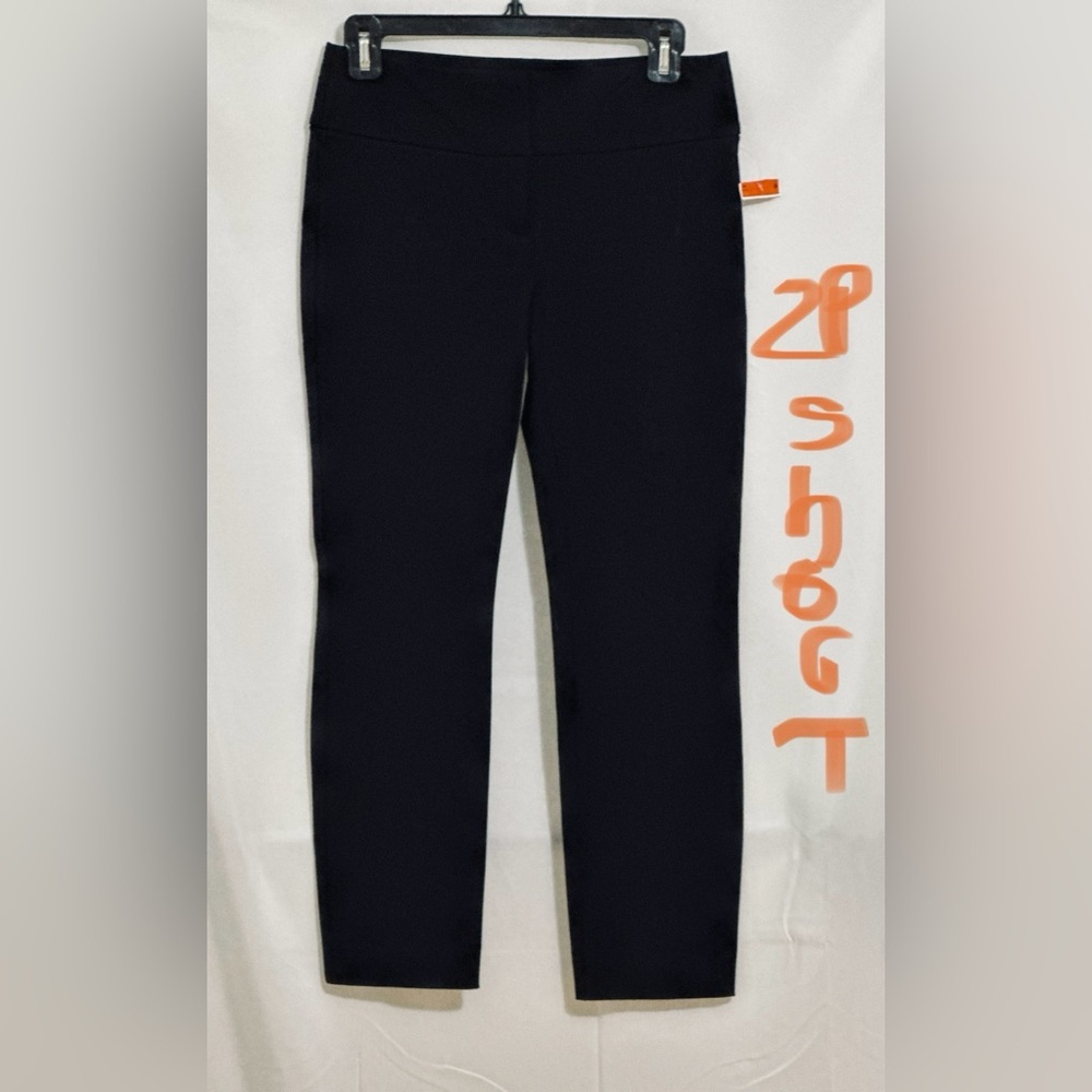 LADIES JET BLACK ALFANI CAPRI PANTS